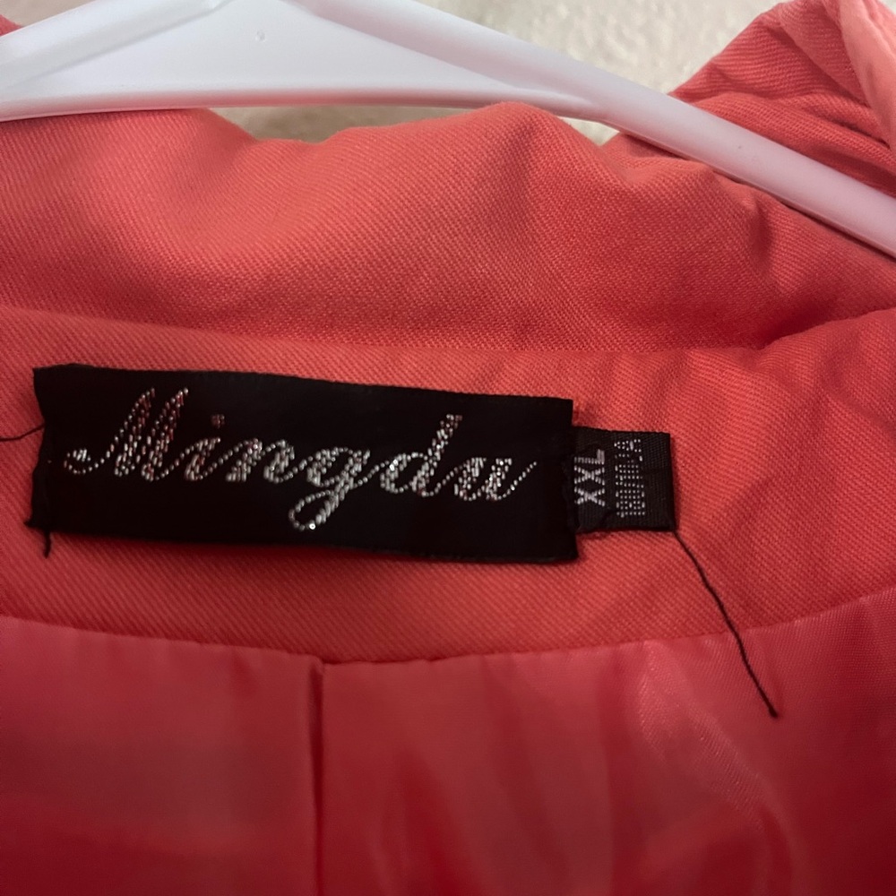 Orange Fall/Spring Women’s Jacket - Picture 8 of 9